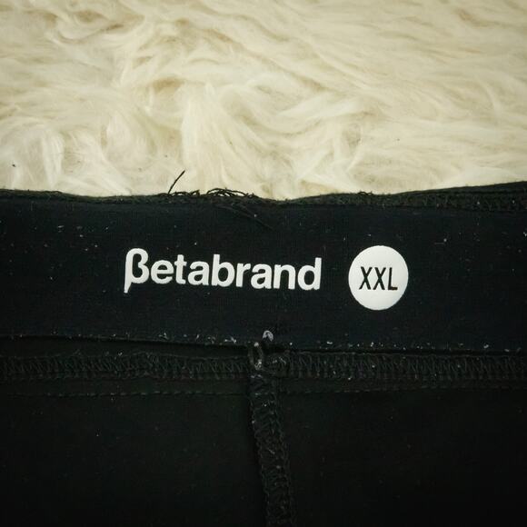 Betabrand Plus Size XXL Black Dress Career Pull On Ankle Yoga Pants Leggings - Picture 4 of 6